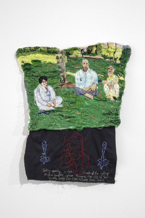 Garden minorities
Embroidered tapestry
2021