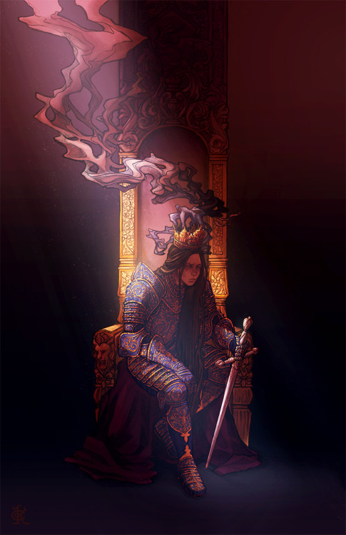 cyrail:sekigan:The Womanking - Caitlyn Kurilich IllustrationFeatured on Cyrail: Inspiring artworks t