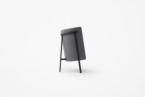 The Kite Chair by NendoIn the search for a comfortable chair with a small footprint for common space