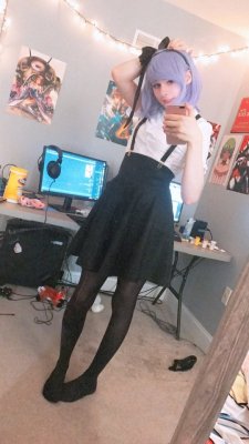 asuccubun:  240p Hotaru costest (´ε｀ ) ! (sry for bad quality the lighting sucked)  Cuteee