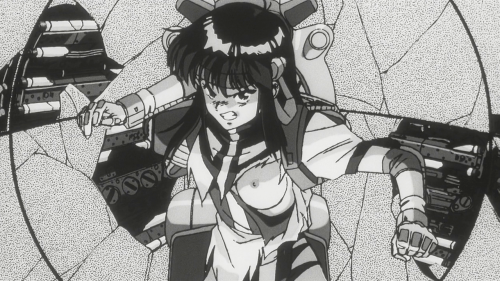 80sanime:  1979-1990 Anime PrimerGunbuster (1988)In the near future, mankind is under attack by insectoid aliens. While they are still a long ways from Earth, measures are being taken to prevent them from ever reaching it via the development of combat