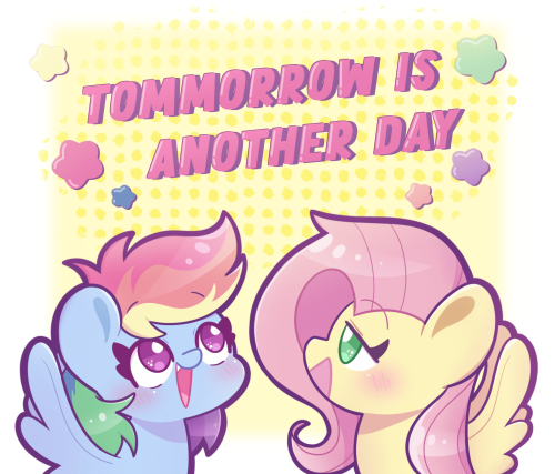 support-ponies:  Redraw of this cute LINE sticker!