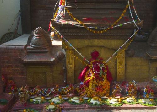 Manamaiju Devi temple and Deities, Nepal, photos by Rajunepal