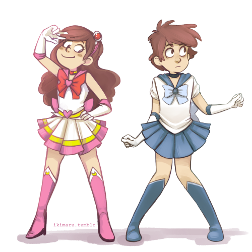 Mabel and Dipper as sailor scouts commission porn pictures