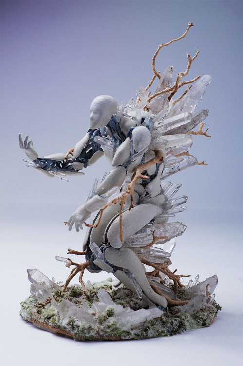 thedesigndome: Exquisite Figurines Depicting Various Seasons New York-based assemblage sculpture art