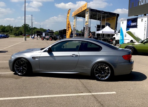 Last of the V8s. Steve Schardt’s Space Grey BMW E92 M3 with carbon fiber roof is powered by a 414HP 