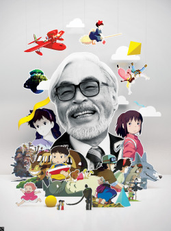  Hayao Miyazaki by Vault49 for Time Magazine