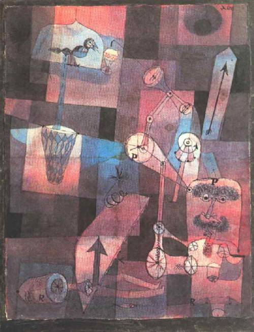 Artist-Klee: Analysis Of Diverse Perversities, 1922, Paul Klee Medium: Pen,Watercolor,Paper