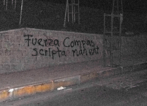 La Paz, Bolivia: Poster against civilization &amp; graffiti action in solidarity with anarchist comr