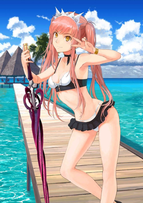 animeandcatholicism:tower-of-avalon:i-scream-for-fate:Saber Medb for the Servant Summer Festival in 