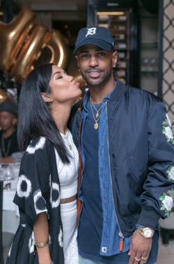 elgoate:  puffsaddy:  elgoate:  puffsaddy:  prettyboyshyflizzy:  phenomenal-ass:  dhopeechiick:  jhenefuru:  March 28: Big Sean and Jhene Aiko at his Birthday Celebration  😩😍  isn’t she married?   Yea shawty damn near cheating in public wild 