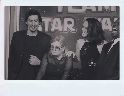 samuelclaflins:   “Devestated at this monumental loss. How lucky we all are to have known her, and how awful that we have to say goodbye”. — Daisy Ridley  Rest in Peace, Carrie Fisher (1956-2016) 
