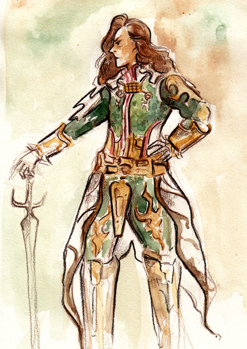 chaoticrice: adalheiart: I’ve really been working on reconciling with watercolours lately! And