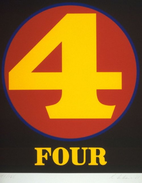 Robert Indiana, portfolio Numbers, 1968. Published by Galerie Schmela, Düsseldorf. Via FAMSF