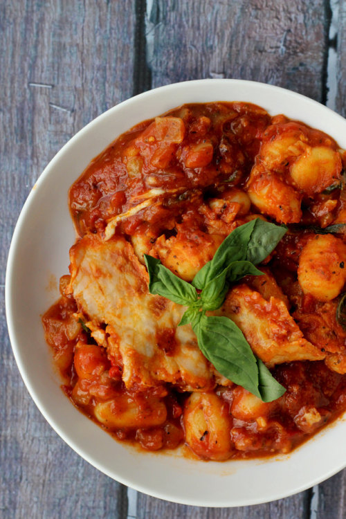 prettypasta:  Tomato-Basil Gnocchi Gratin  MMMMMMMMM