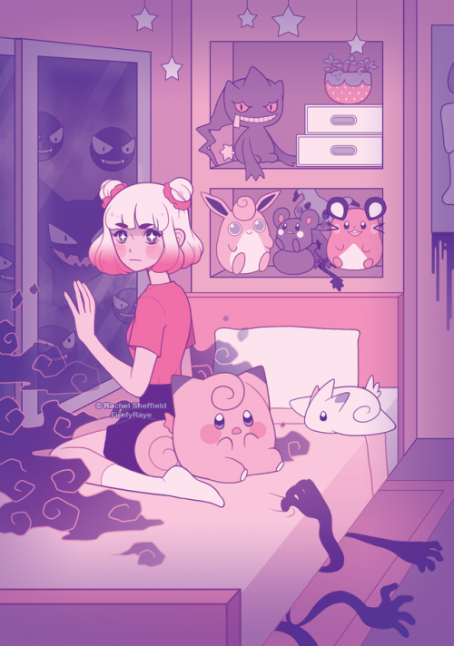 fireflyrayeart:  finally getting around to posting my prints from my last convention = v = )b  