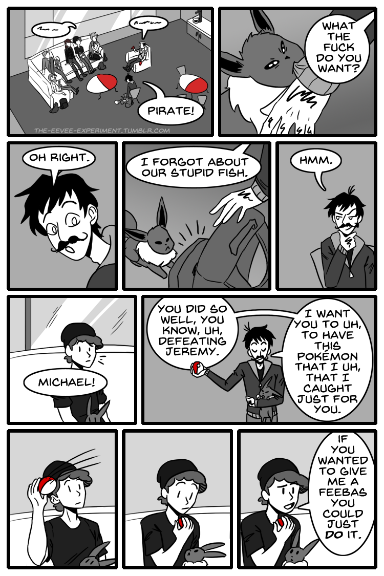 An Achievement Hunter/BrownMan Fan Comic - 4-16 whoops we’re back here ...