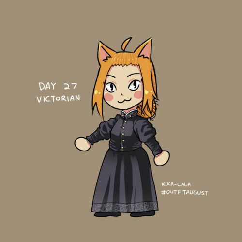 #outfitaugust Days 26+27 - Outfit of the day/Victorian Didn’t actually go out this weekend so drew s