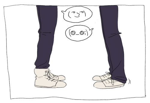 sillypeppers:( ・◇・)？ I wonder who these people are? (spoiler it’s kowru, shinji and asuka)I…I’m gonn
