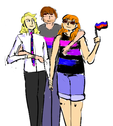 costlyblood:my headcanons for Cassius, Brutus and Portia…i went to pride today and i actually had my