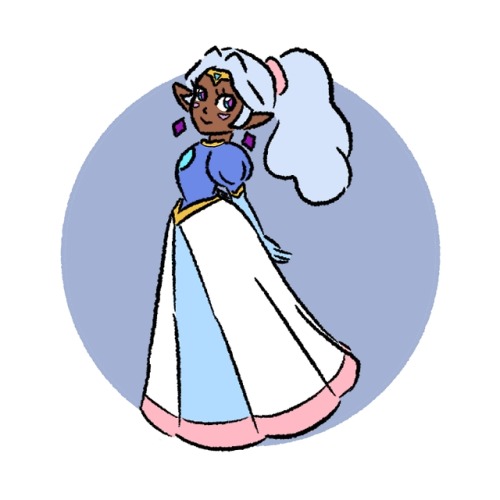 stressedkeith:i just wanted allura in a princess peach type dress