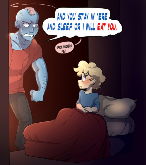 ask-thelittleheros:Quill: Take literally any sentence he’s ever said to me and add “–or I’ll eat you