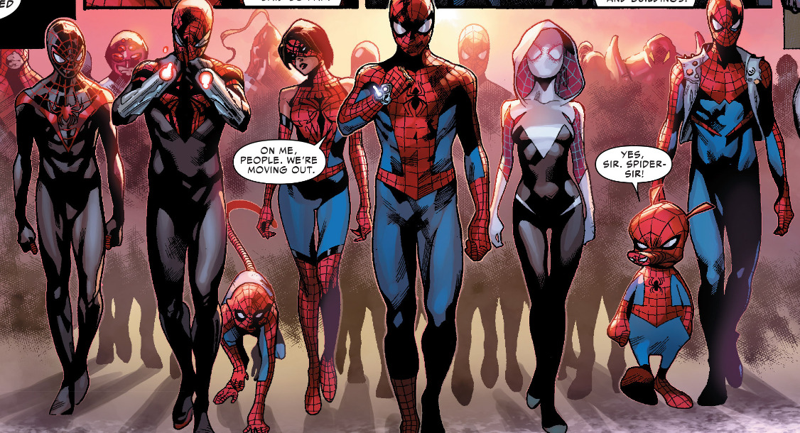 superheroes-or-whatever:  Ain’t nobody fuckin’ with my clique Amazing Spider-Man