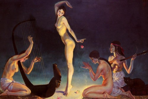 doctorhankbdeath:  George Owen Wynn Apperley ..A Dancer Of Ancient Egypt 