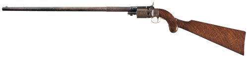 The Rare Wesson and Leavitt Revolving Rifle, A design created by Edwin Wesson (brother of Daniel Wes