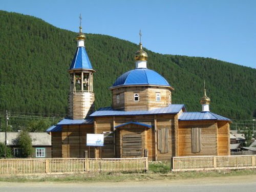 Theotokos of Vladimir Church in Nizhneangarsk(Siberia).In 1643, the Cossack explorer Kurbat Ivanovdi