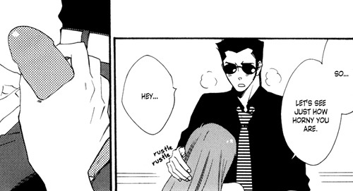 Edi's reading yaoi
