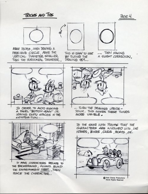 aapstra:  Disney’s Comic Strip Artist’s Kit by Carson van Osten. You might know these already, but it is such good stuff I don’t think anybody minds if I share it here again. These hand-outs were meant as a way to get beginning artists working on