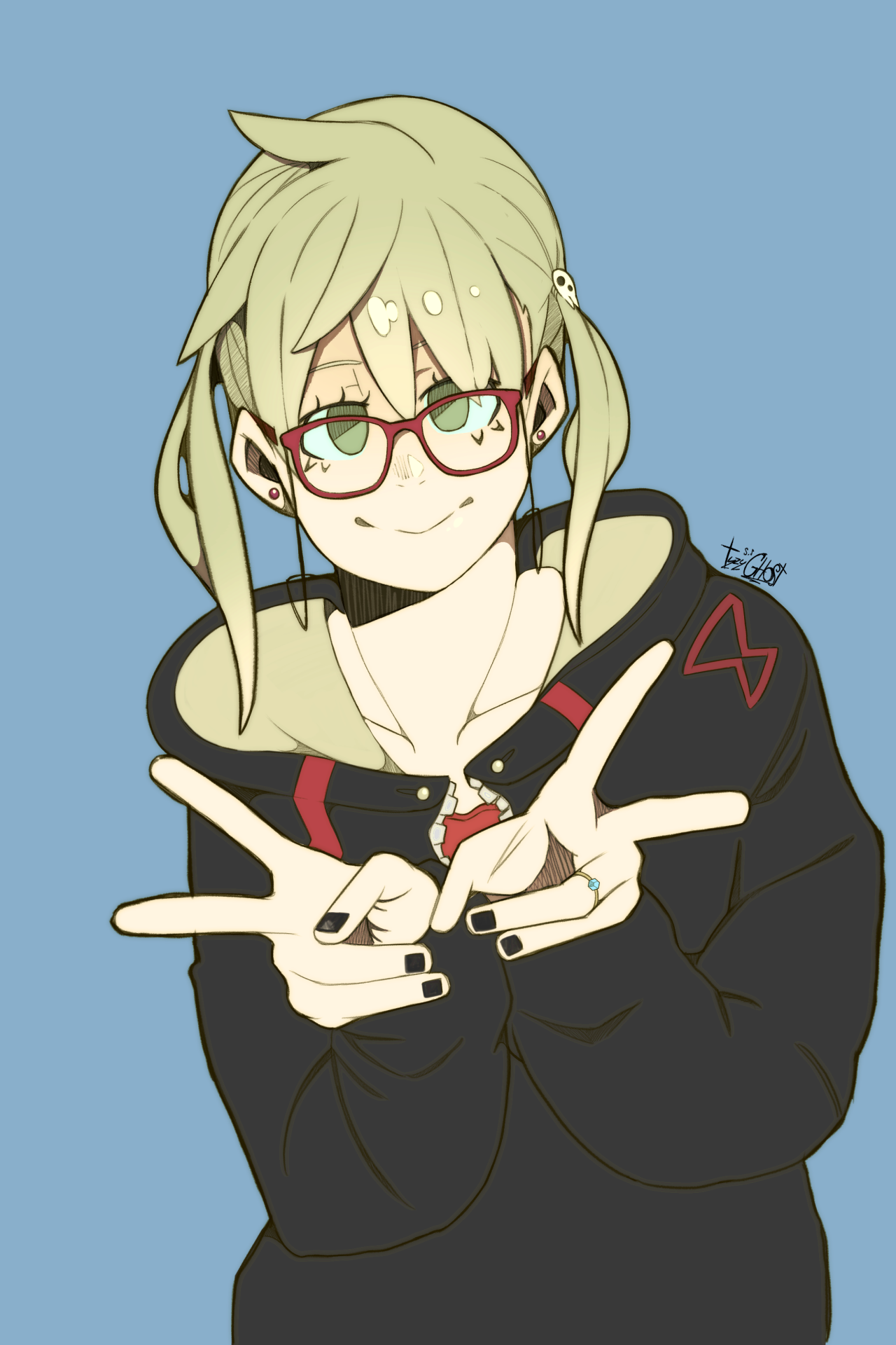 Maka Albarn in casual outfit