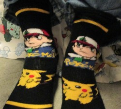 Reminder: I have Ash Ketchum socks.