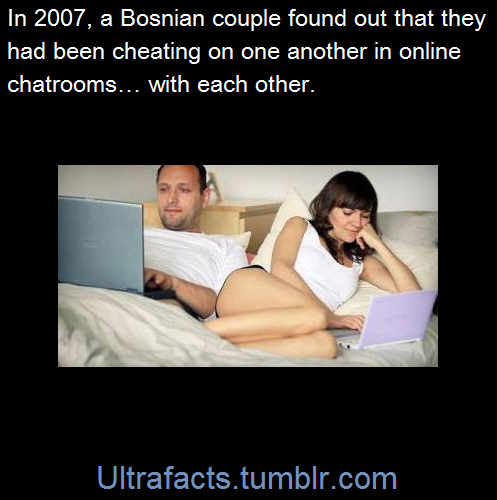 ultrafacts:A couple in Bosnia filed for a divorce for unfaithfulness. Sana Klaric