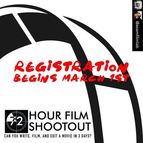 Repost from @asamfilmlab - Registration begins March 1 here and on www.film-lab.org! Filmmakers comp
