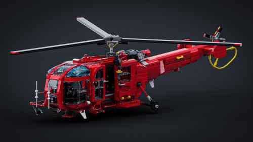 I made an Alouette III in Lego, it’s participating in a contest for making it the next Lego se