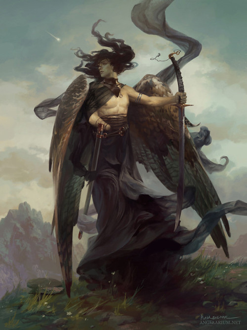 sakrogoat:Peter Mohrbacher - Azazel, The Fallen Star