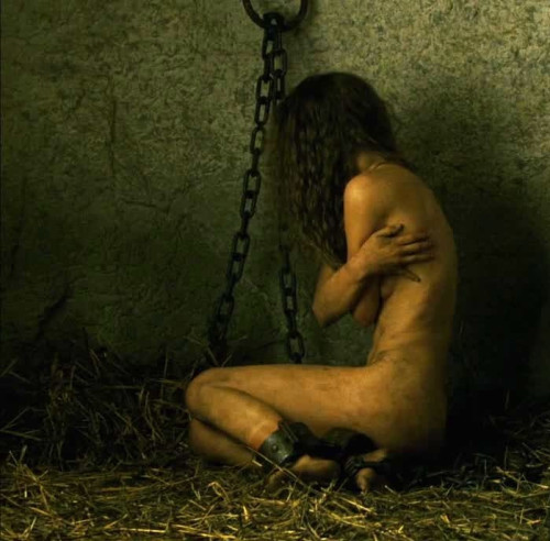 caucasianplantation: Plantation slave in solitary confinement in the stables.