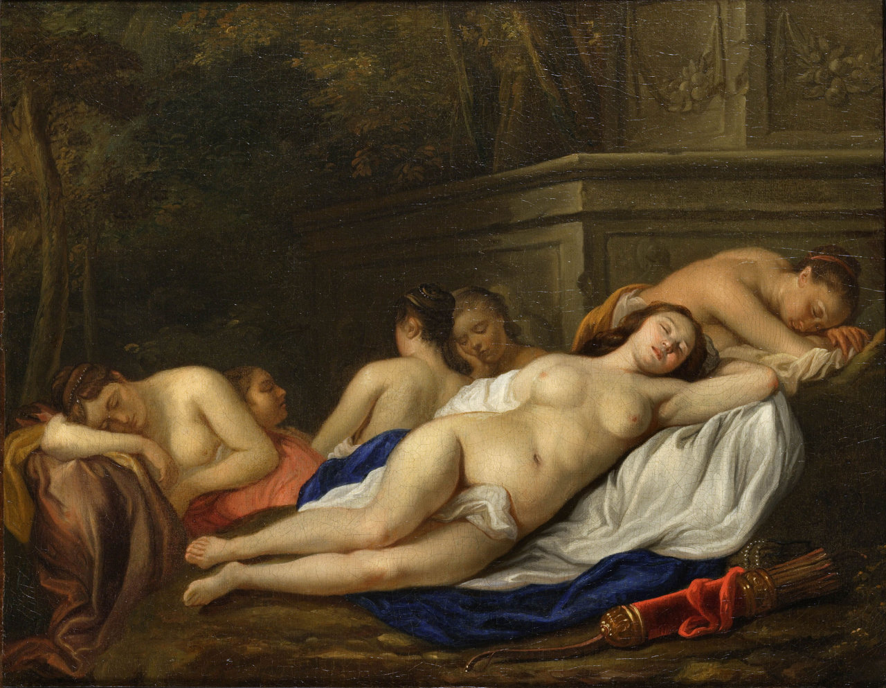 16chakras:  Diana and her Nymphs by Jacob van Loo (1614-1670) 