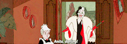 mythtakens:    #at least 50% of the time i am thinking about what anita and cruella were like as college roommates   