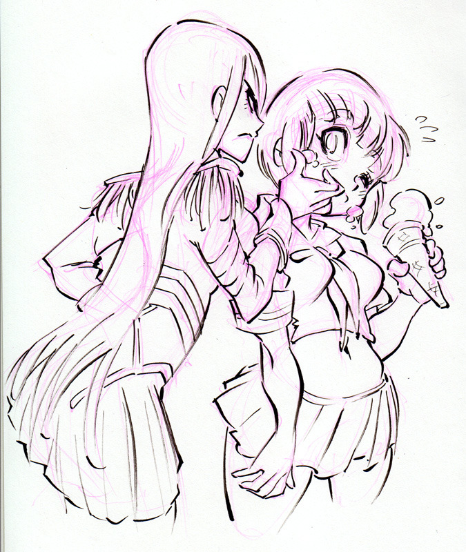 grimphantom:  rafchu:  Kill la Kill Inktober!What kind of relationship do Satsuki