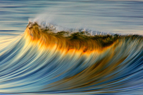 asylum-art:  David Orias’s California Waves Facebook | 500px Golden waves and other vibrant hues–Southern California native David Orias has unlocked the perfect mixture of location, lighting and technique to capture the Pacific Ocean in a stunning