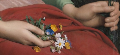 v-ersacrum:Louis Janmot, Fleur des champs (details), 1845