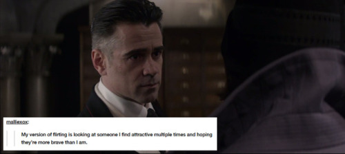 thegaypumpingthroughyourveins:Percival Graves + text post meme 2/? part 1 