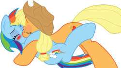 fuckyeahappledash:  Appledash Kiss by RainbowDerp98