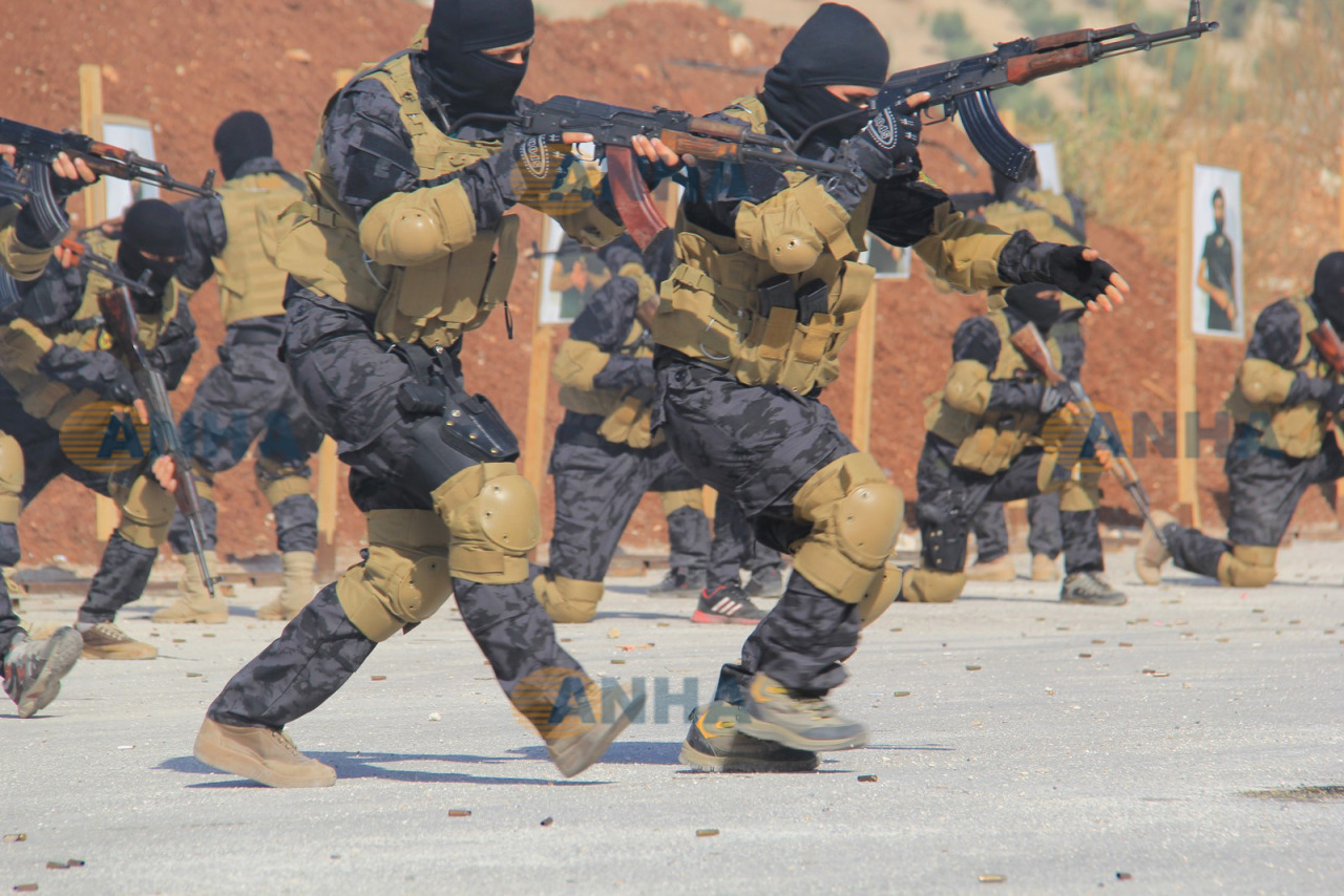 bijikurdistan:  Today in EfrinTraining of Kurdish YAT Anti Terror Forces of the YPG.