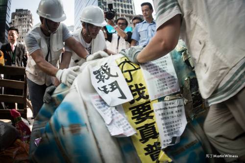 November 25 & 26th, 2014. Mong Kok, Hong Kong Let the photos speak for themselves.  Photo Credit