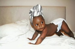 turbanista:Cuteness overload: The adorable Niara from Brazil.Thanks