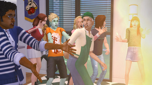 Thanks to the Cafeteria worker, the party was a complete Disaster …Dirk managed to save the d